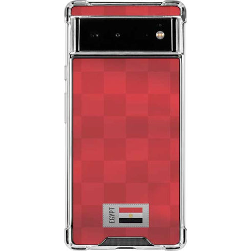 Egypt Soccer Flag Google Pixel 6 Clear Case